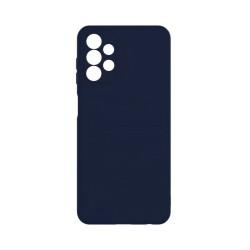 Capa de Silicone com Moldura de Câmera para Samsung Galaxy A13 4G Azul Escuro Capa de Silicone com Moldura de Câmera para Samsung Galaxy A13 4G Azul Escuro